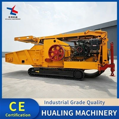 Kompletament idrawliku Tracked Wood Chipper